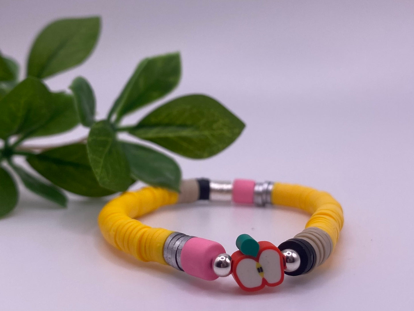 Single Heishi Bracelet - Pencil