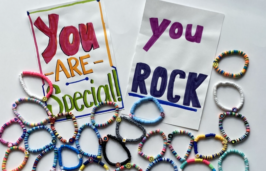 Kids Helping Kids: Beaded Ring + Johns Hopkins Donation