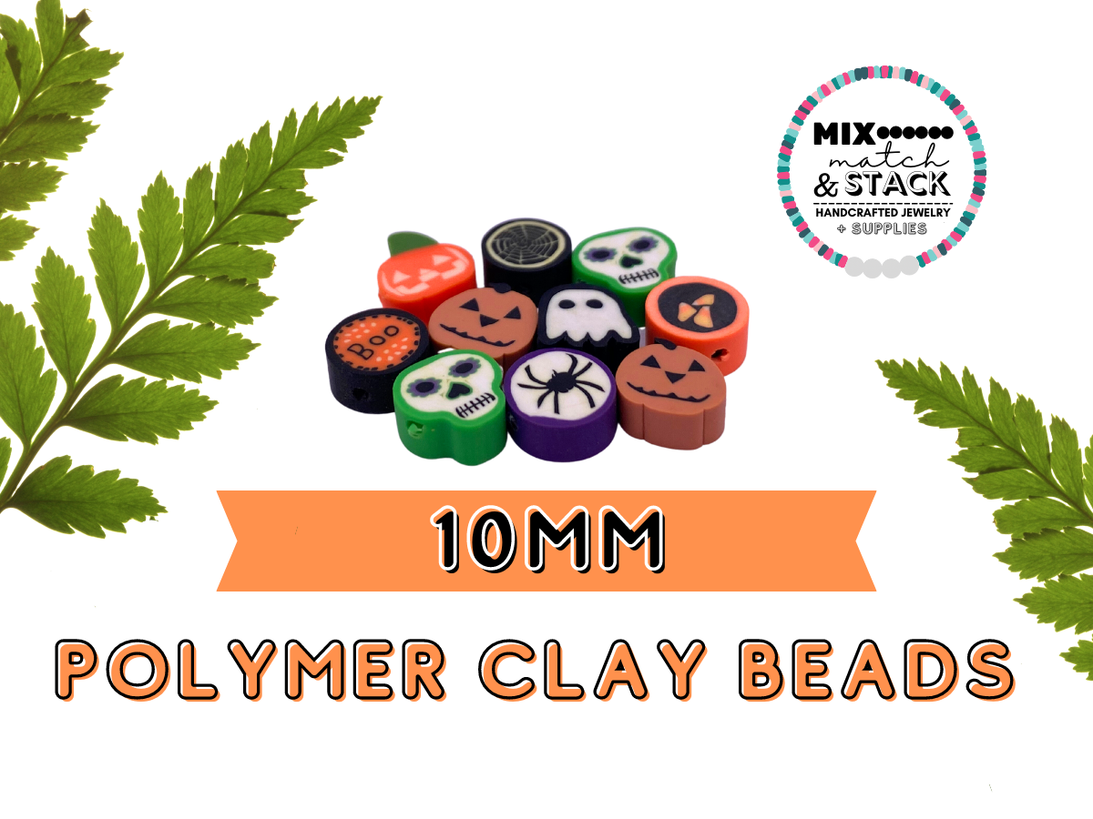 Halloween Polymer Clay Beads