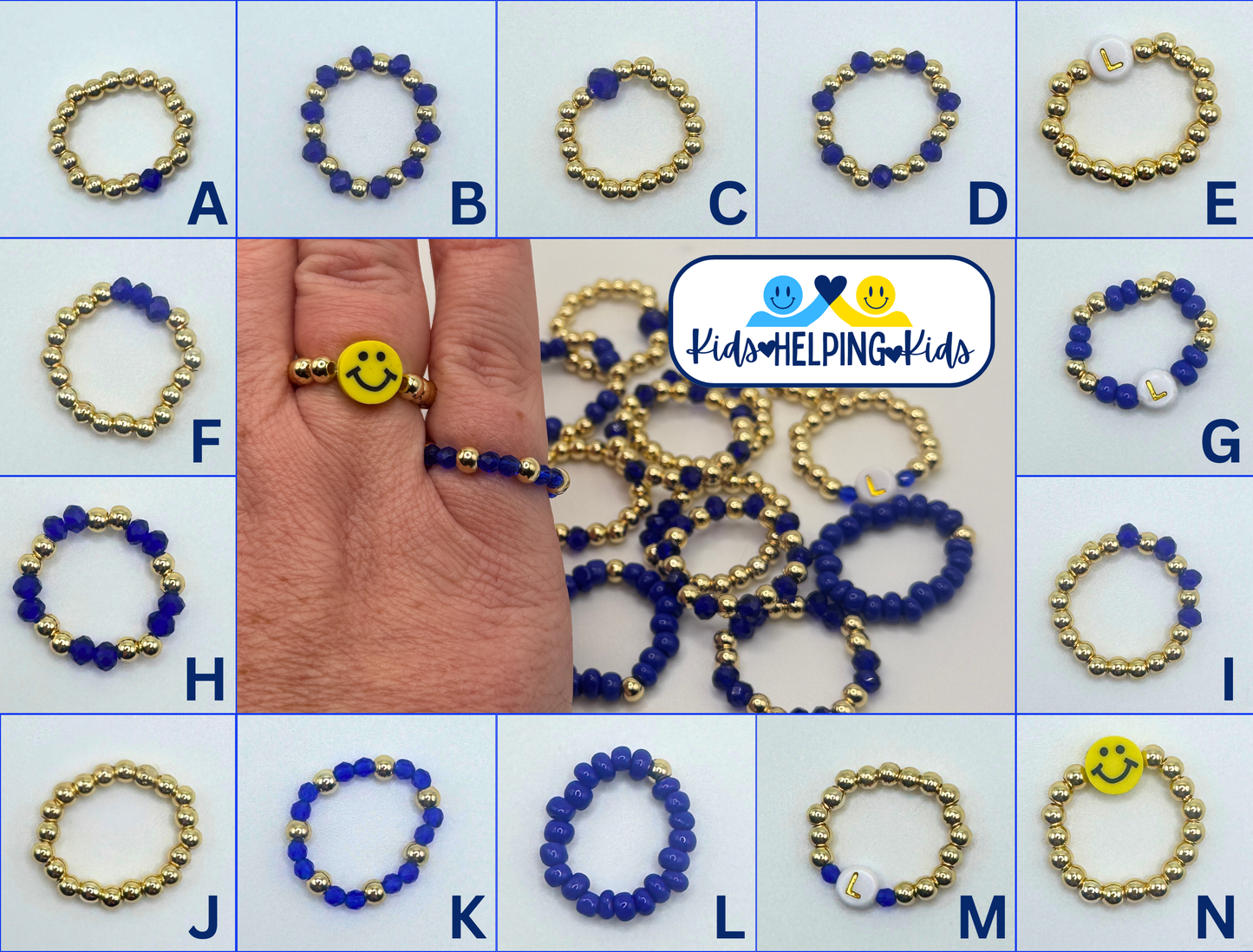 Kids Helping Kids: Beaded Ring + Johns Hopkins Donation