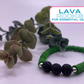 Single Heishi Bracelet with Lava Rocks for Essential Oils