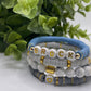 Lindsey - Multi-Colored Heishi Stack Bracelets
